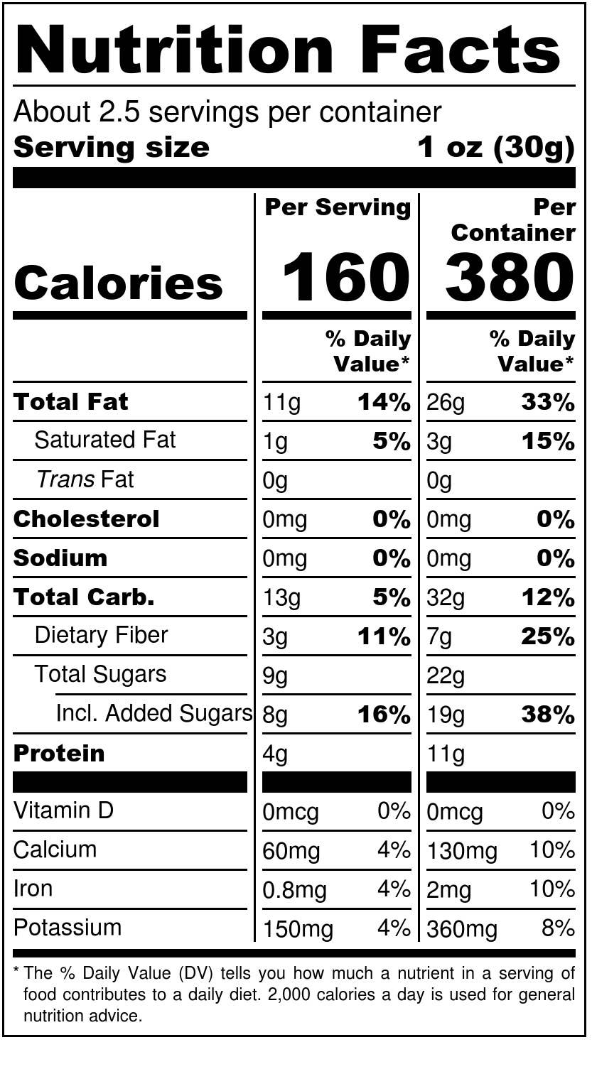 2.5 oz Chocolate Raspberry Almond