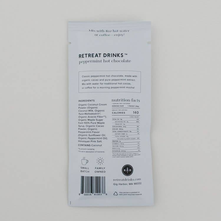 Single Serving Packets - Peppermint Hot Cacao