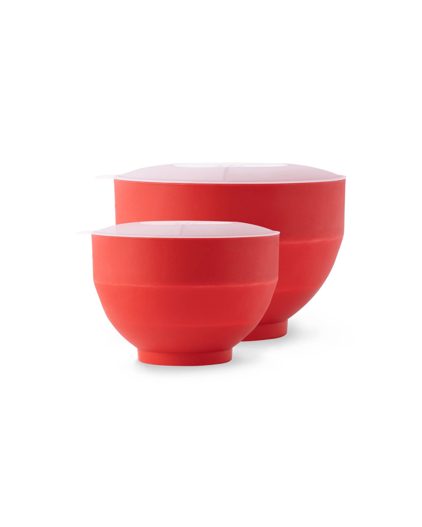 Standard Size Popcorn Popper - Silicone Reusable Maker: Red / Standard