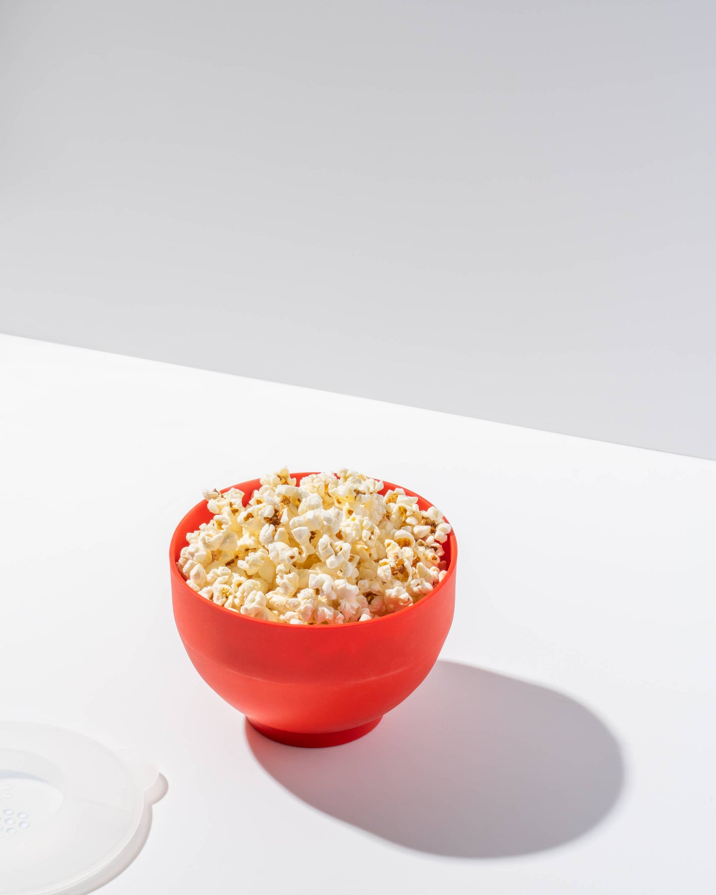 Standard Size Popcorn Popper - Silicone Reusable Maker: Red / Standard