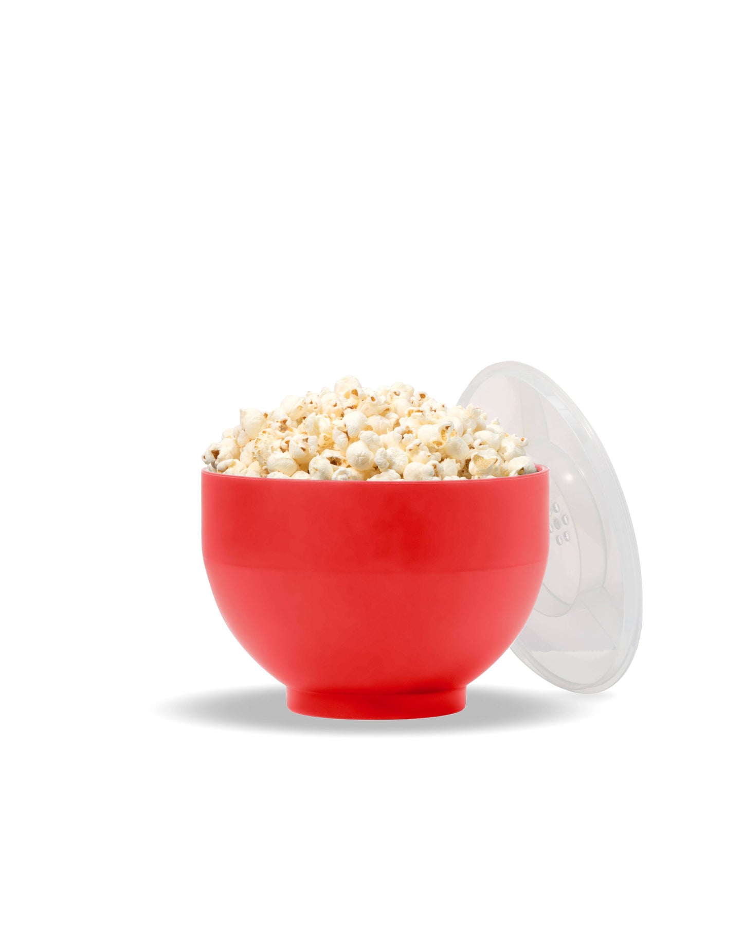 Standard Size Popcorn Popper - Silicone Reusable Maker: Red / Standard