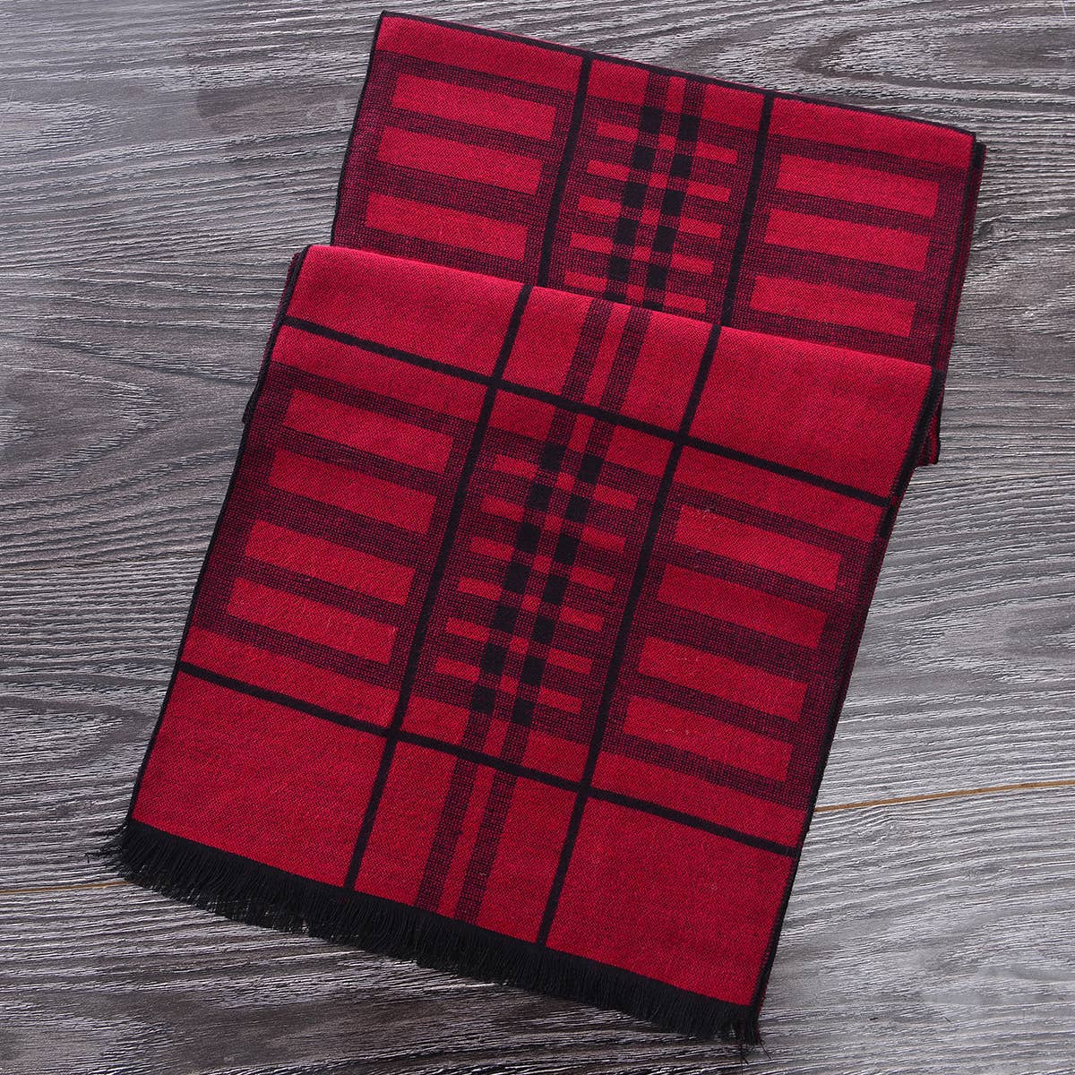 Heritage Scarf-Red/Black