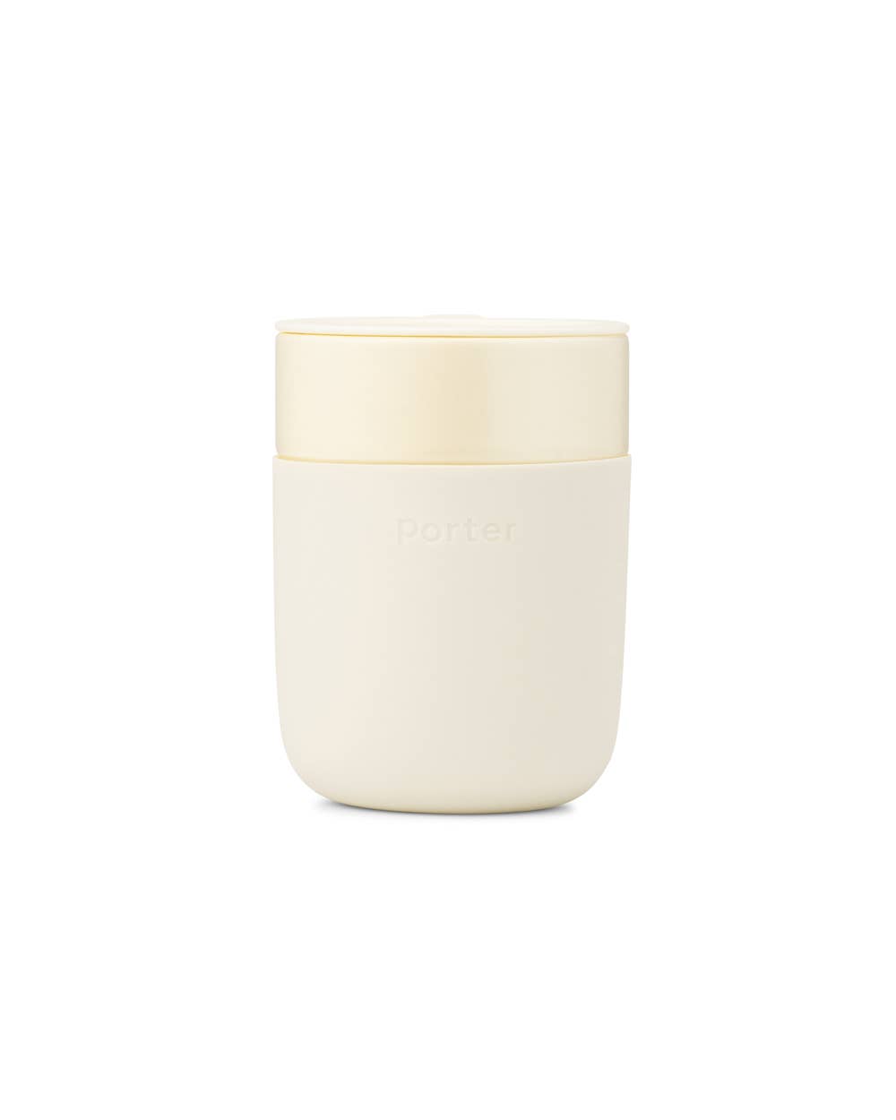 Reusable Ceramic Mug: Cream / 12 oz