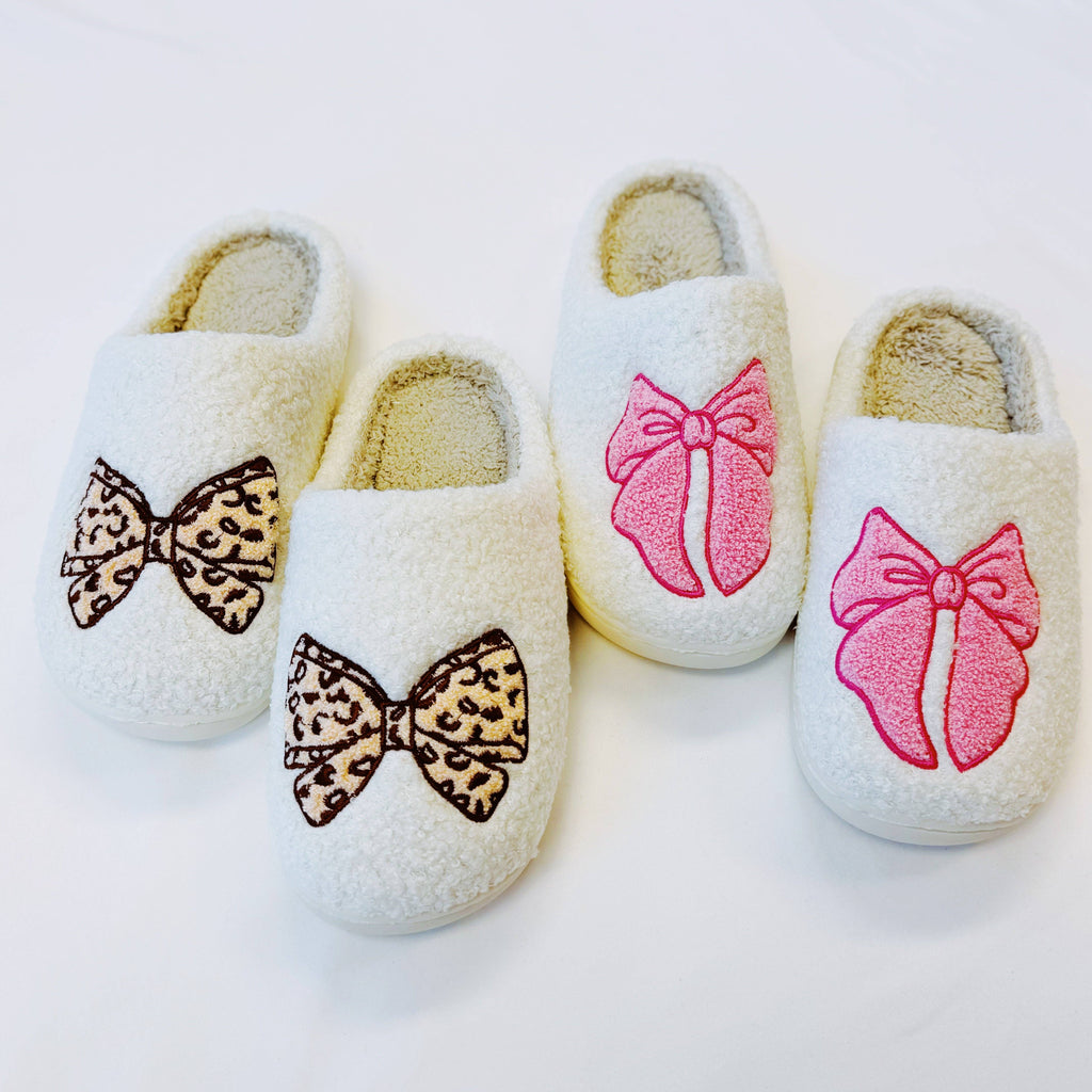 Emily Bow Cozy Lounge Slippers: S/M