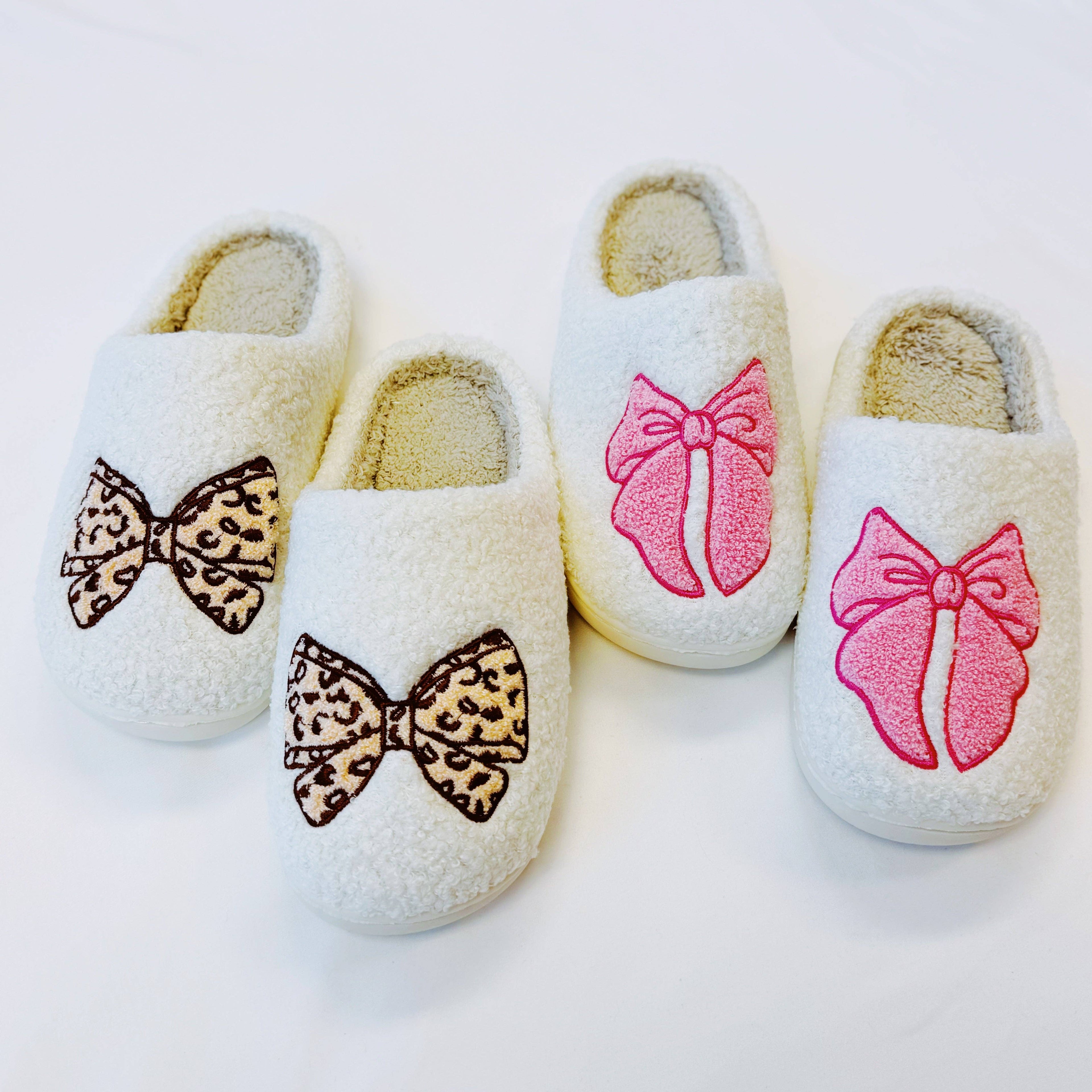 Emily Bow Cozy Lounge Slippers: S/M