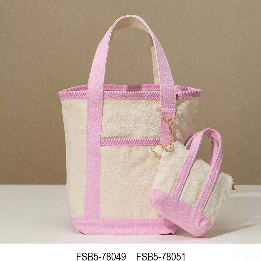 Small Multi Purpose Canvas Tote Bag
: Red