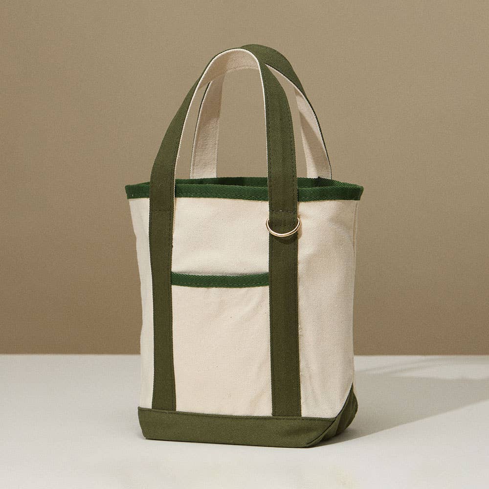 Small Multi Purpose Canvas Tote Bag
: Red