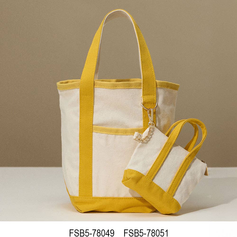 Small Multi Purpose Canvas Tote Bag
: Red