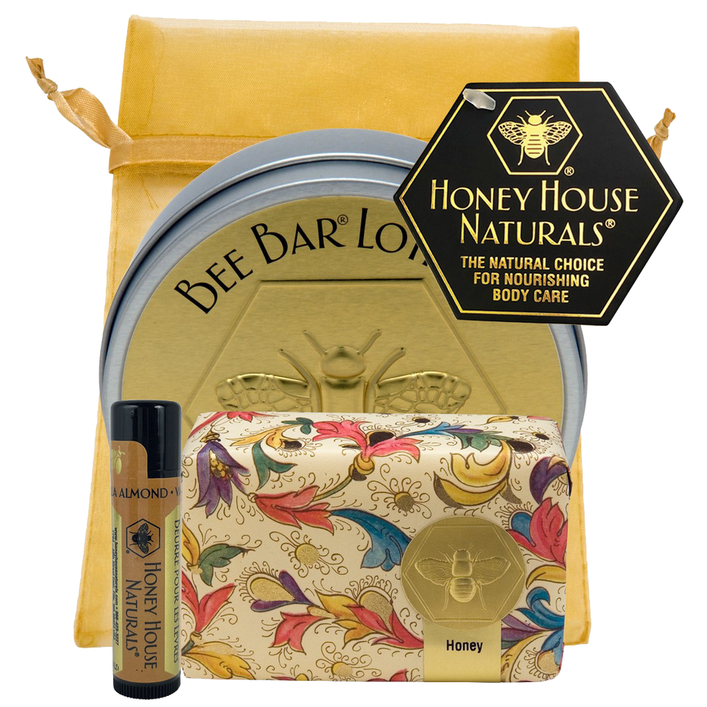 Soap Gift Set - 3 Piece: Large Lotion, Soap & Lip: Natural and Natural