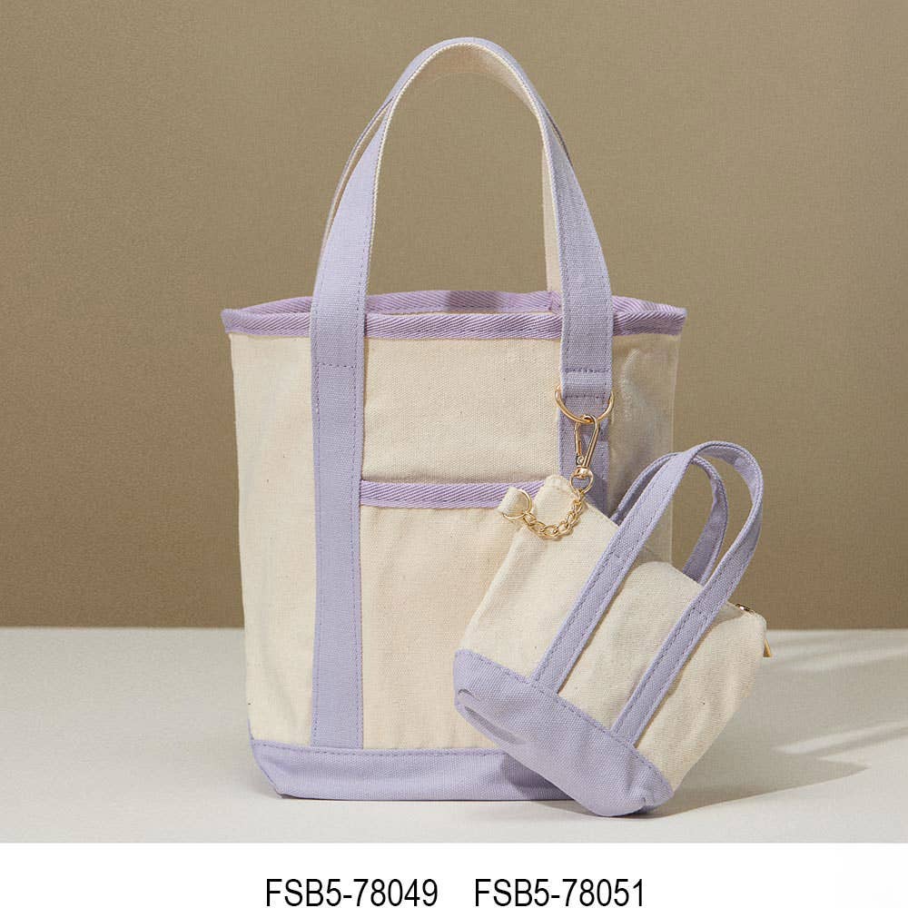 Small Multi Purpose Canvas Tote Bag
: Red
