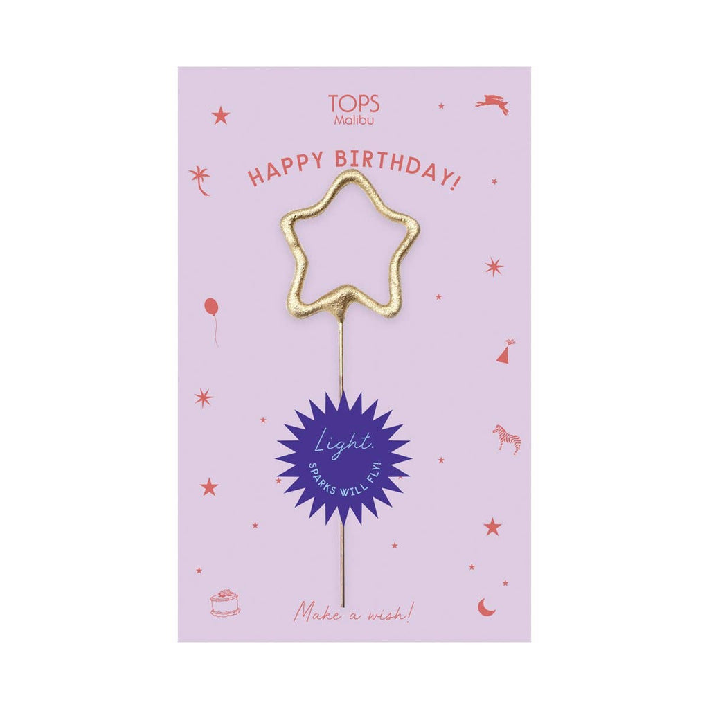 Sparkler Card Happy Birthday Asst. Color