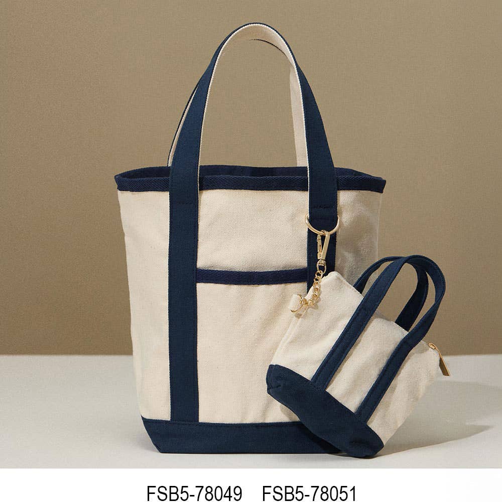 Small Multi Purpose Canvas Tote Bag
: Red