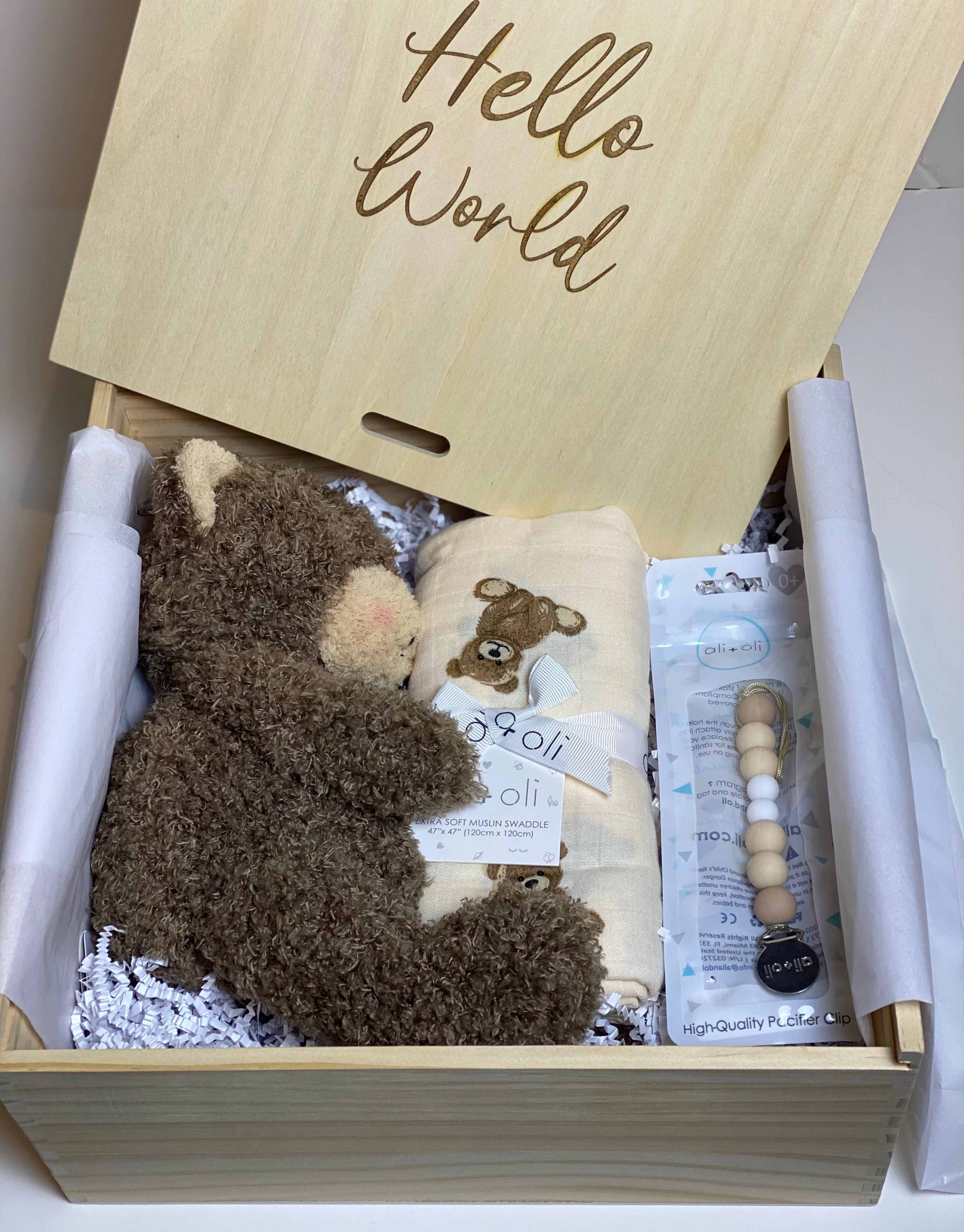 Hello World Baby Gift Box
