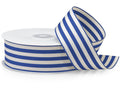 Royal Blue Cabana Stripes Ribbon