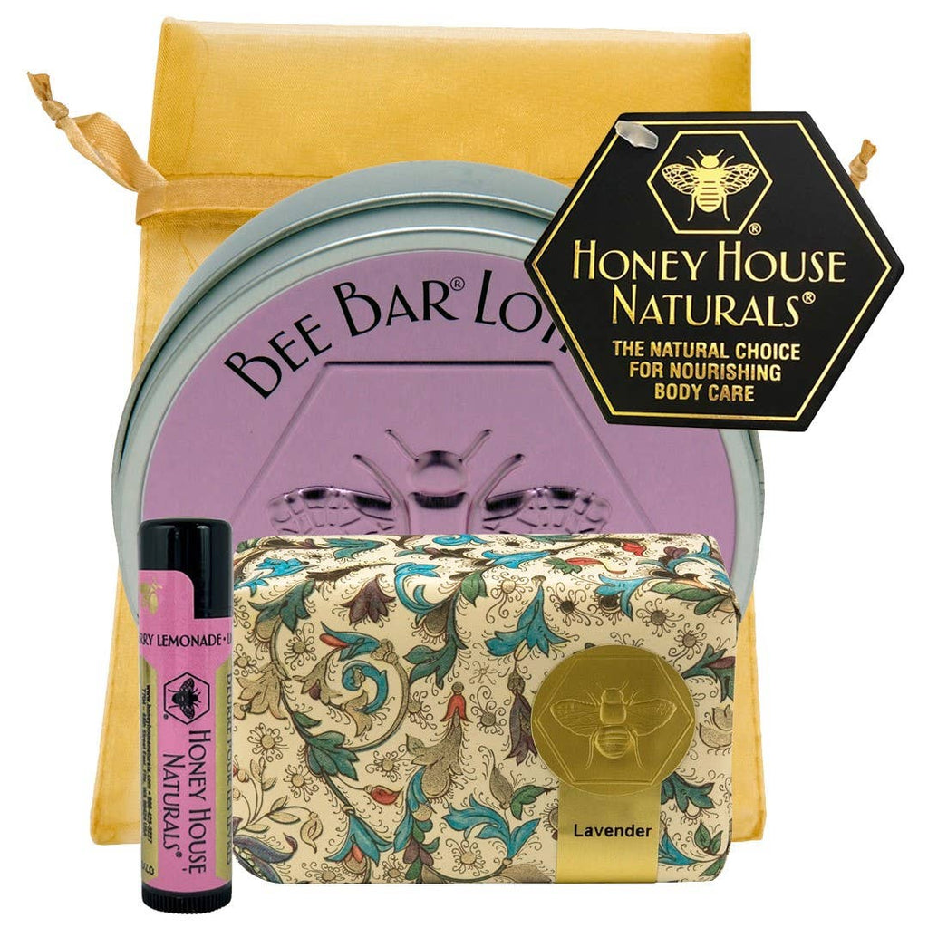 Soap Gift Set - 3 Piece: Large Lotion, Soap & Lip: Natural and Natural