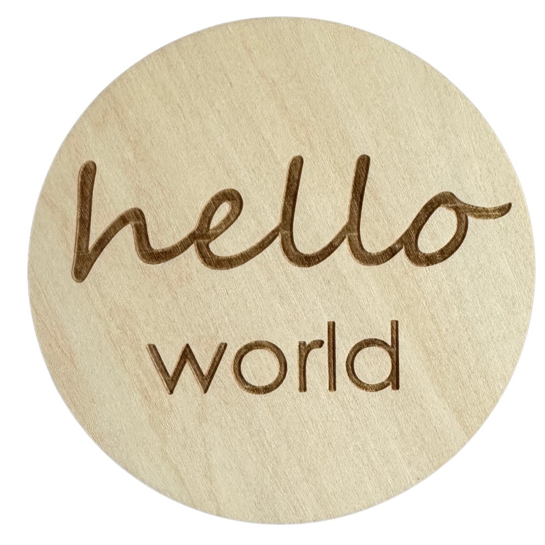 Baby Monthly Milestone Photo Prop Cards (24 milestones)