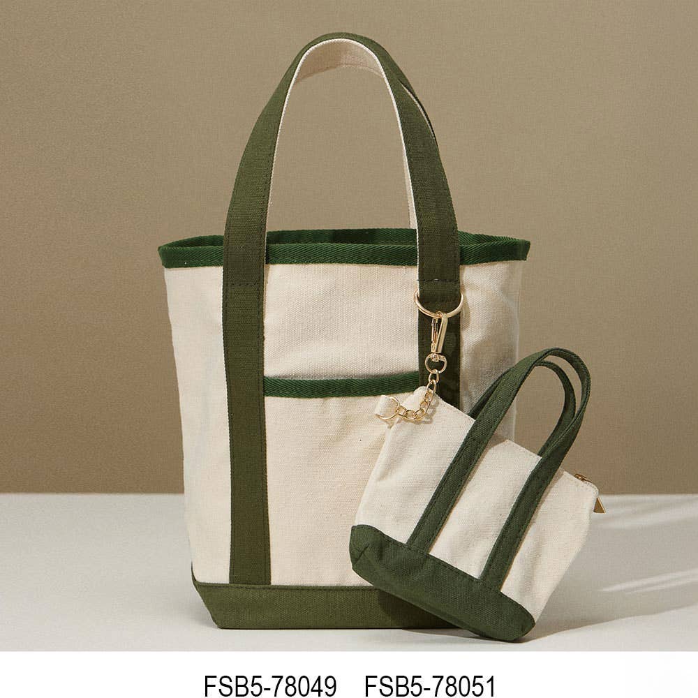 Small Multi Purpose Canvas Tote Bag
: Red