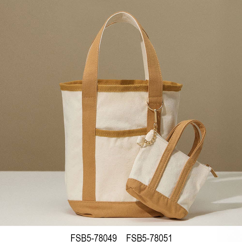 Small Multi Purpose Canvas Tote Bag
: Red