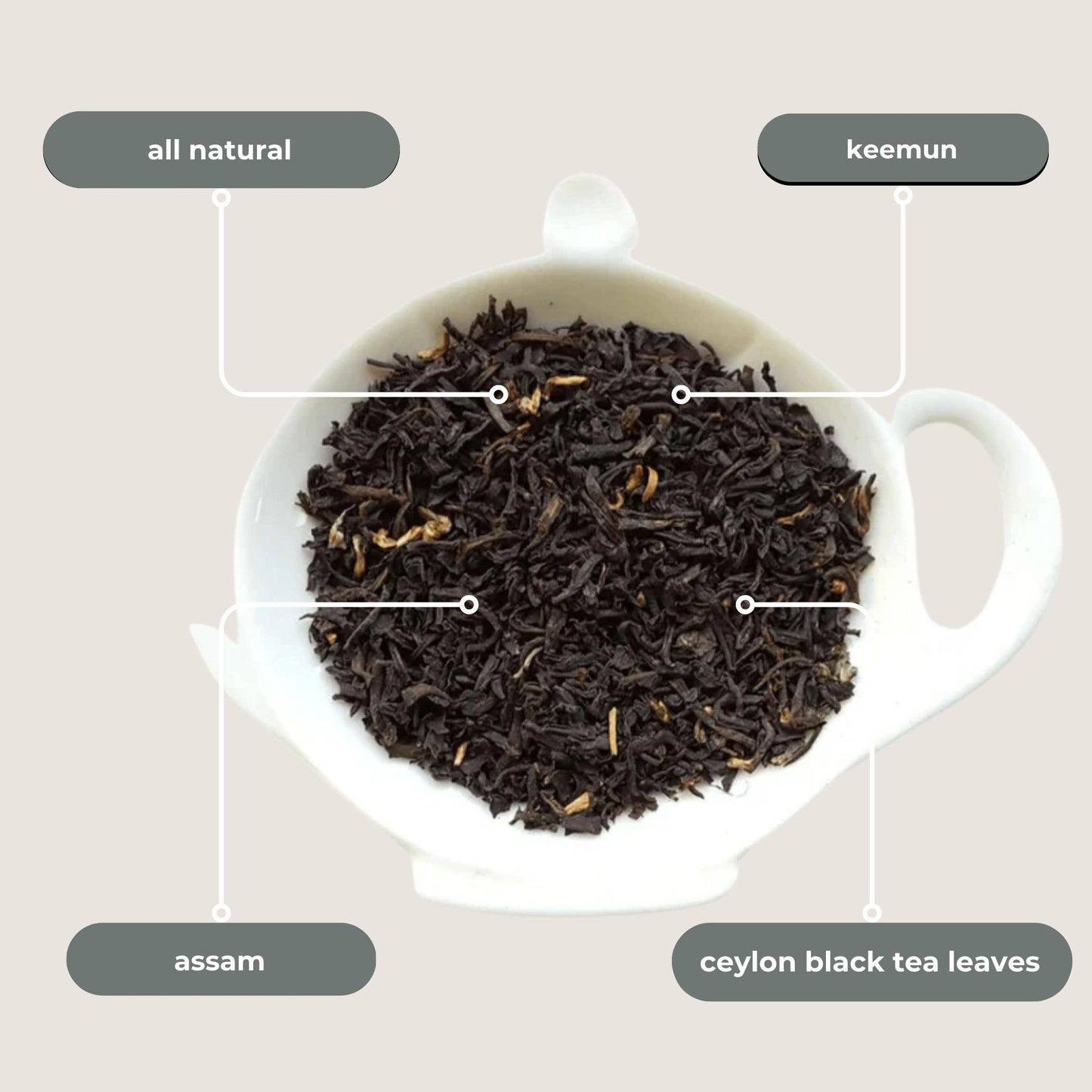 English Breakfast Black Tea Mini Tea Tube Gift (5 tea bags)