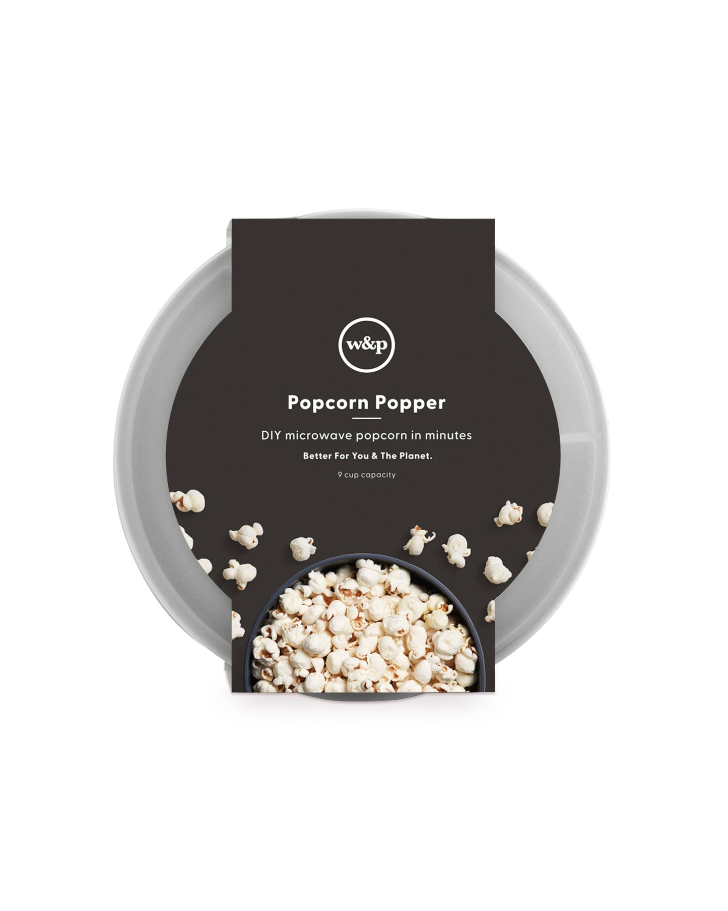Standard Size Popcorn Popper - Silicone Reusable Maker: Red / Standard