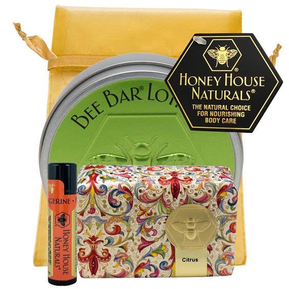 Soap Gift Set - 3 Piece: Large Lotion, Soap & Lip: Natural and Natural