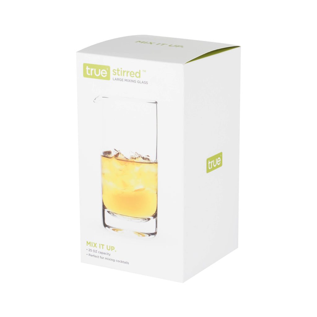 Stirred™ Large Heavy Base Glass Mixing Glass - 25 oz