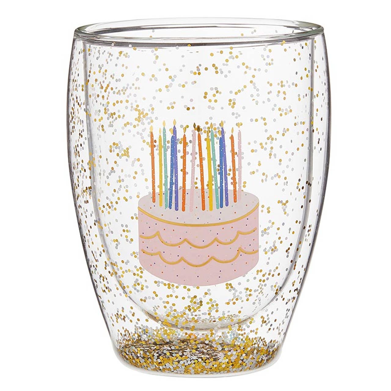 Double-Wall Stemless Wineglass - Cake