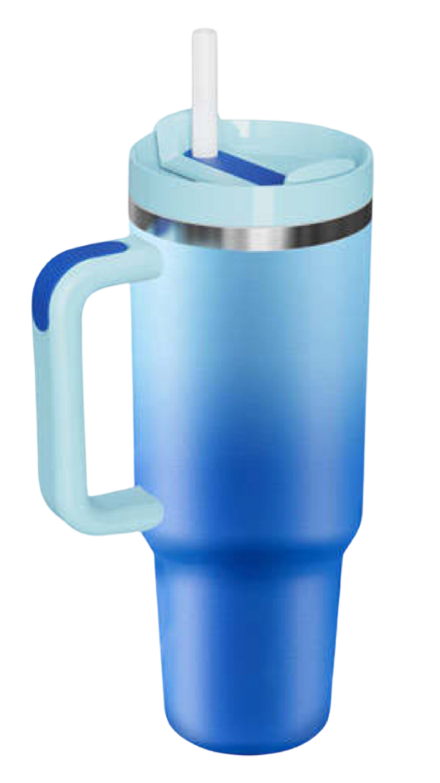 Stainless Steel Tumbler in Sky Blue Ombré