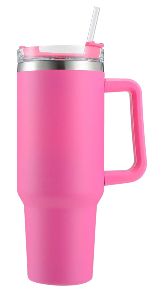 Stainless Tumbler in Hot Pink